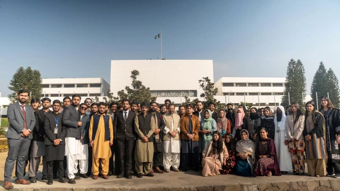 Pakistan Youth Parliament Visits Parliament House Islamabad